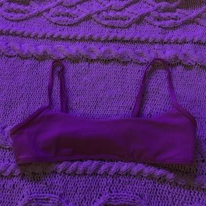 Rib Tie Side Bikini Top